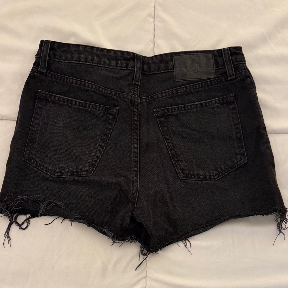 GRLFRND Helena High Rise Black Jean Shorts - Picture 6 of 10